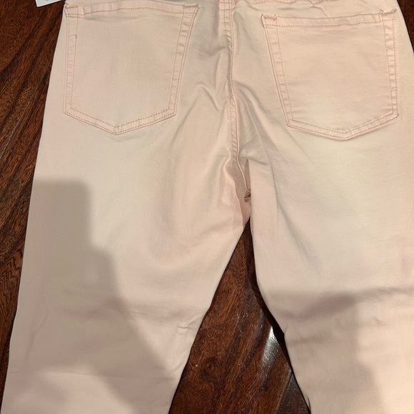 SO size 11 casual soft Flattering pink NWT Skinny high waisted Jeans - Picture 5 of 5